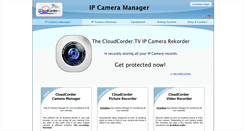 Desktop Screenshot of ipcameramanager.com